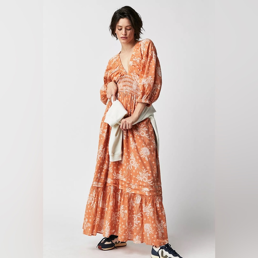 Free People Golden Hour Maxi Dress - Picture 2 of 8